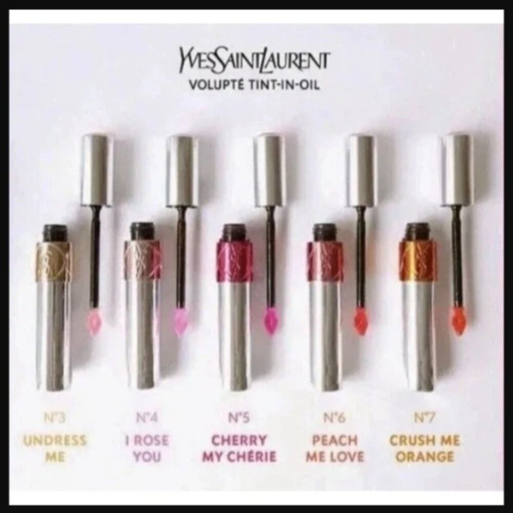 YSL Volupté Tint in Oil #5 lipstick lip oil NEW - Picture 2 of 2